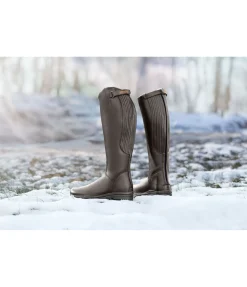 Bottes d'équitation d'hiver SYLKA Barn, marron foncé