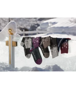 Chaussettes hautes à base de laine mérinos Malia