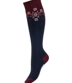 Chaussettes hautes à base de laine mérinos Malia