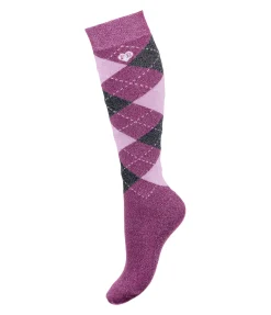 Chaussettes hautes pailletées enfant Caro