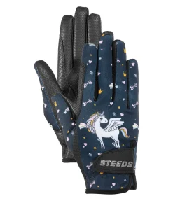 Gants d'équitation d'été enfant Unicorn