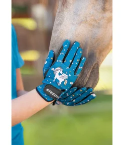 Gants d'équitation d'été enfant Unicorn