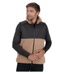 Gilet bi-matière avec polaire Teddy homme Minnesota