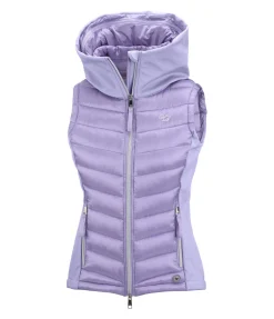 Gilet d'équitation bi-matière à capuche Zoey