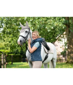 Gilet d'équitation bi-matière à capuche Zoey
