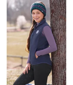 Gilet d'équitation en polaire enfant Magali