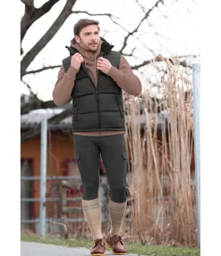 Gilet d'équitation matelassé homme Omaha