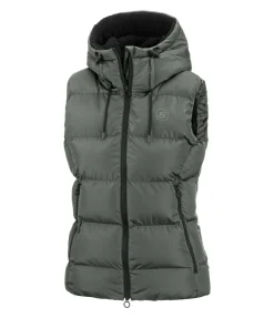 Gilet d'équitation matelassé à capuche Mira III