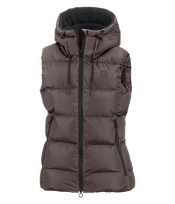 Gilet d'équitation matelassé à capuche Mira III