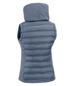 Gilet d'équitation softshell bi-matière à capuche Jessy