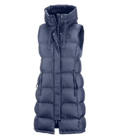 Gilet long à capuche Clara