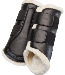 Guêtres de dressage antérieures en polaire Teddy