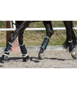 Guêtres de dressage antérieures en polaire Teddy