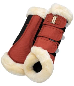 Guêtres de dressage en polaire Teddy Essential (postérieurs)