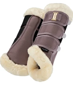 Guêtres de dressage en polaire Teddy Essential (postérieurs)
