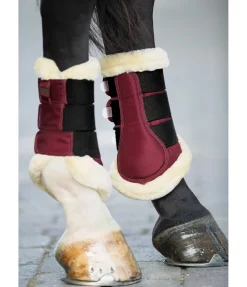 Guêtres de dressage en polaire Teddy Essential (postérieurs)