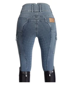 Jeans d'équitation grip taille haute Laura