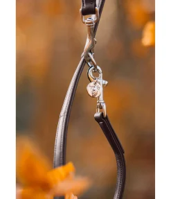 Laisse en cuir avec perles Austin