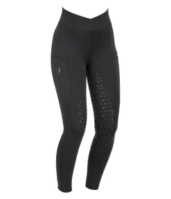 Legging d'équitation à fond intégral grip enfant Tine