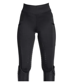 Legging d'équitation à fond intégral grip enfant Laser Cut