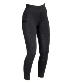 Legging d'équitation à fond intégral grip enfant Laser Cut