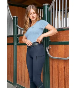 Legging d'équitation d'été à fond intégral grip Marina-Mesh