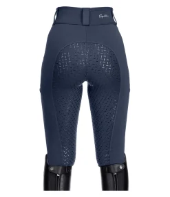 Legging d'équitation hybride à fond intégral grip enfant Eloise