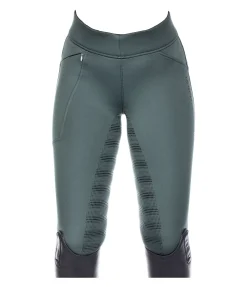 Legging d'équitation taille haute thermique à fond intégral grip enfant Lima