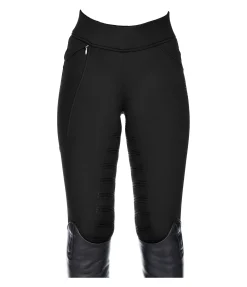 Legging d'équitation taille haute thermique à fond intégral grip enfant Lima