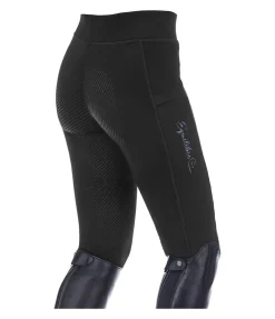 Legging d'équitation thermique à fond intégral grip enfant Snow