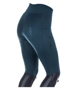 Legging d'équitation thermique à fond intégral Grip Hermine