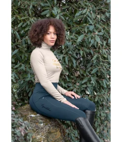 Legging d'équitation thermique à fond intégral Grip Hermine