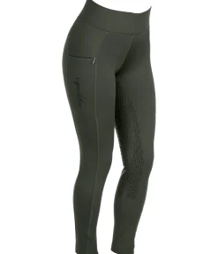 Legging d'équitation thermique à fond intégral Grip Hermine