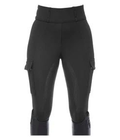 Legging d'équitation thermique à fond intégral grip Amber