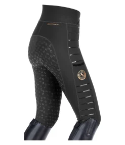 Legging d'équitation thermique à fond intégral grip enfant