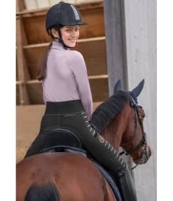Legging d'équitation thermique à fond intégral grip enfant