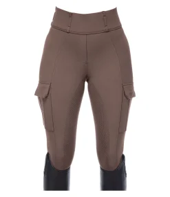 Legging d'équitation thermique à fond intégral grip Amber