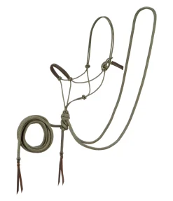 Licol à noeuds avec rênes Mecate Merano
