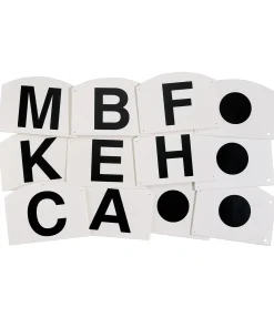 Lot de 12 lettres de dressage