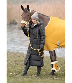 Manteau d'équitation matelassé à capuche Anne