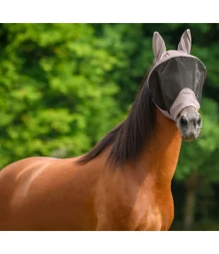 Masque anti-mouches avec fermeture à glissière Stretch Comfort Pro, sans protège-naseaux