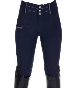 Pantalon d'équitation à fond intégral grip enfant Amira