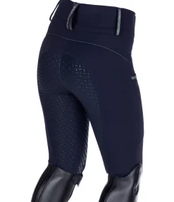 Pantalon d'équitation à fond intégral grip enfant Amira