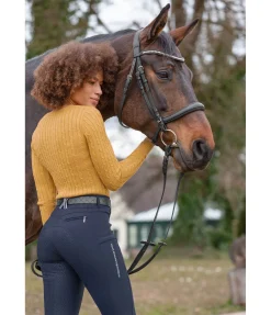 Pantalon d'équitation à fond intégral grip Alexandra