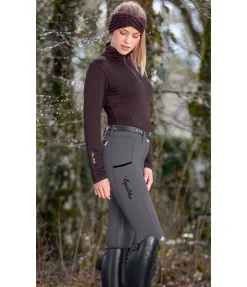 Pantalon d'équitation à fond intégral thermique grip Enny
