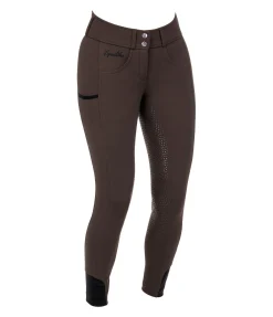 Pantalon d'équitation confort taille haute à fond intégral grip Juliane