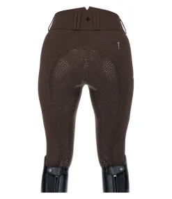Pantalon d'équitation confort taille haute à fond intégral grip Juliane
