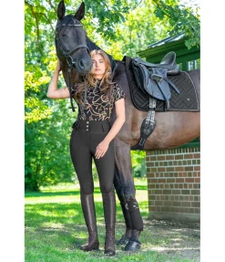 Pantalon d'équitation confort taille haute à fond intégral grip Tabea