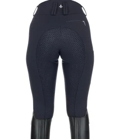 Pantalon d'équitation confort taille haute à fond intégral grip Juliane