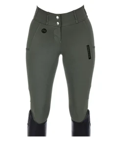 Pantalon d'équitation d'été hybride à fond intégral grip Samira-Mesh